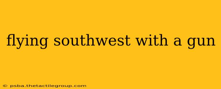 flying southwest with a gun