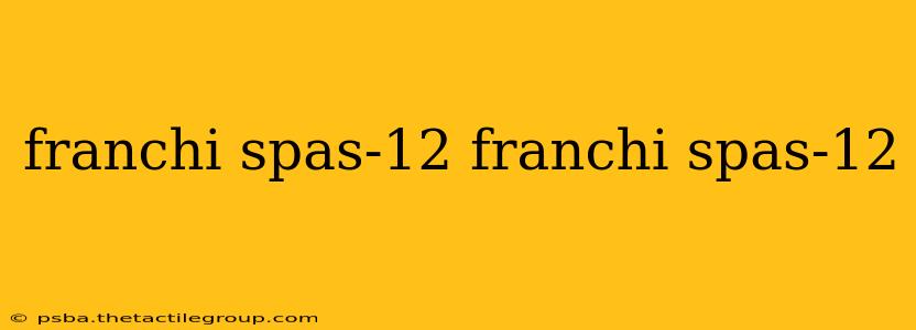 franchi spas-12 franchi spas-12