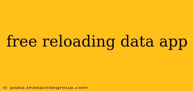 free reloading data app