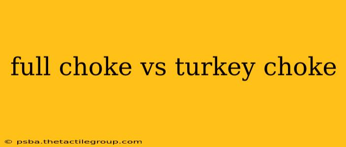 full choke vs turkey choke