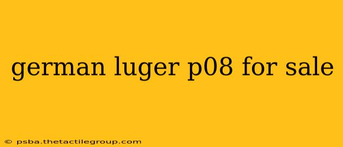 german luger p08 for sale