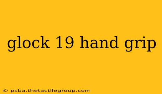 glock 19 hand grip