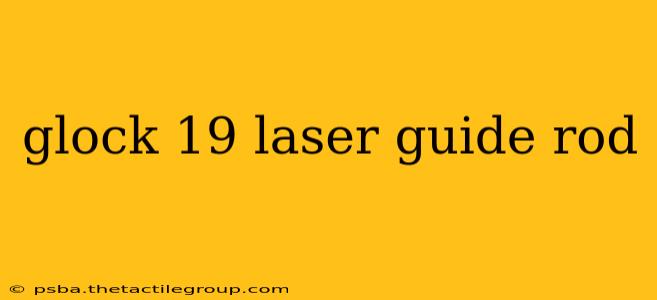 glock 19 laser guide rod