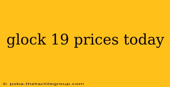 glock 19 prices today