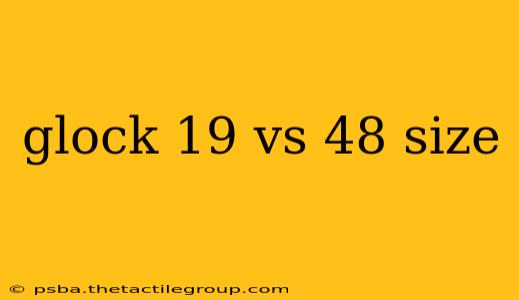 glock 19 vs 48 size