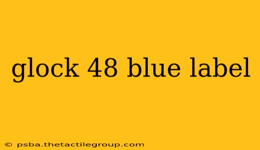 glock 48 blue label