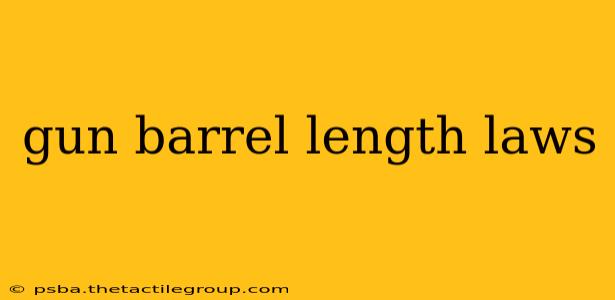 gun barrel length laws