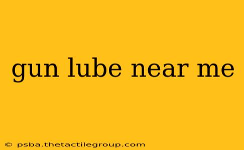 gun lube near me