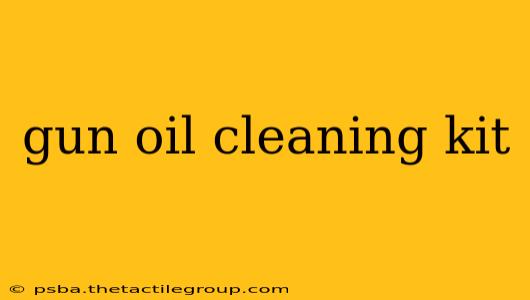 gun oil cleaning kit