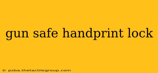 gun safe handprint lock