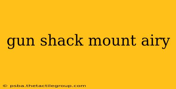 gun shack mount airy