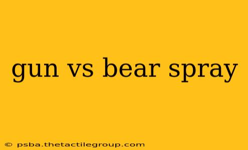 gun vs bear spray