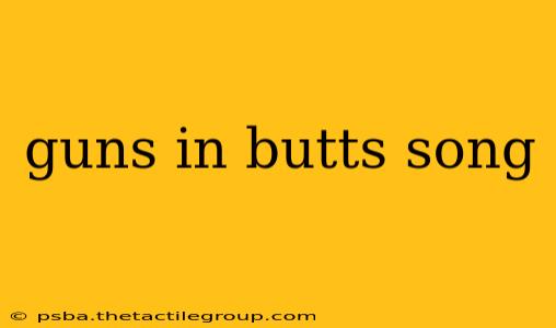 guns in butts song