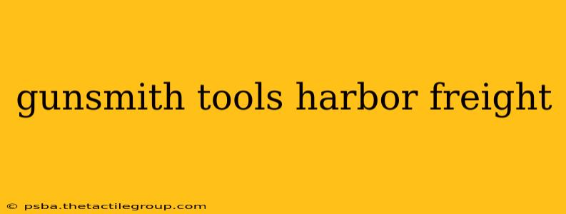 gunsmith tools harbor freight