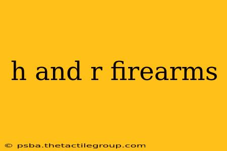 h and r firearms