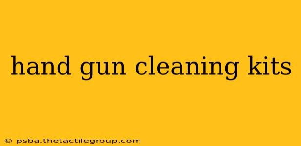 hand gun cleaning kits