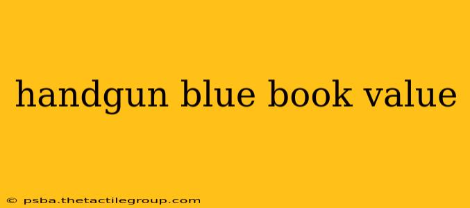 handgun blue book value