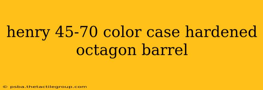 henry 45-70 color case hardened octagon barrel