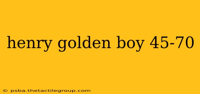 henry golden boy 45-70