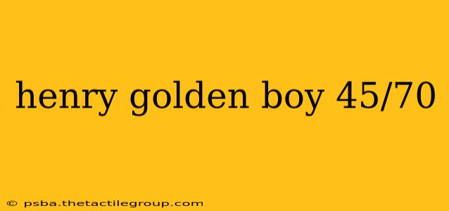 henry golden boy 45/70