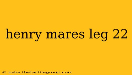 henry mares leg 22