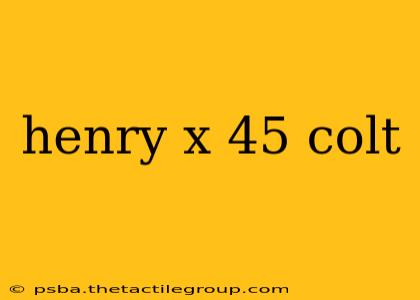 henry x 45 colt