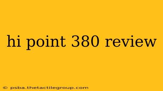 hi point 380 review