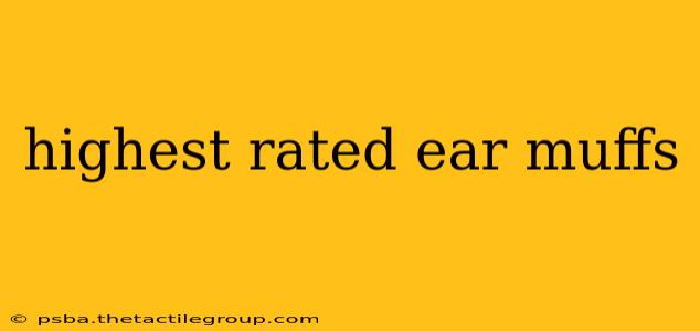 highest rated ear muffs