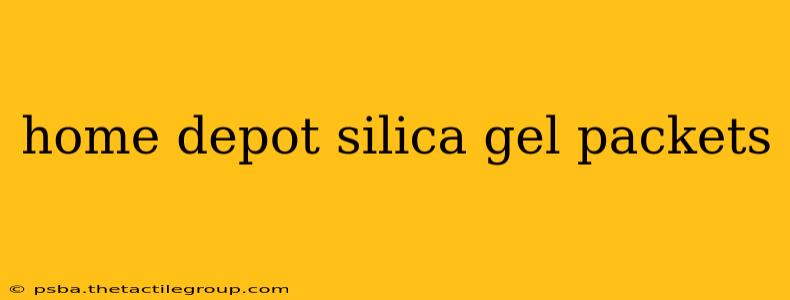 home depot silica gel packets