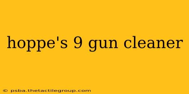 hoppe's 9 gun cleaner