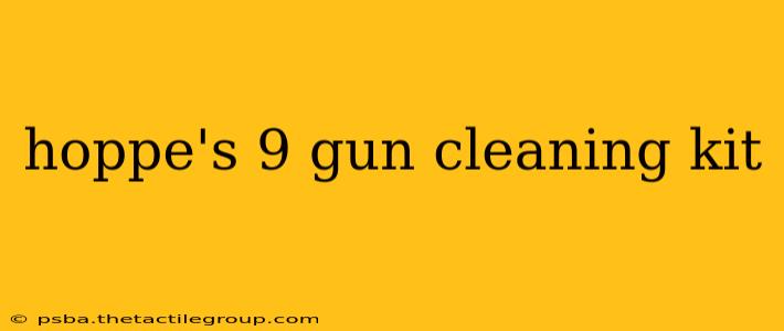 hoppe's 9 gun cleaning kit