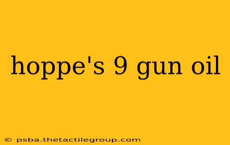 hoppe's 9 gun oil