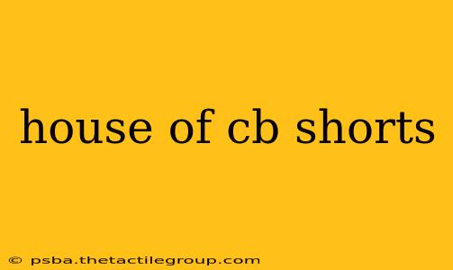 house of cb shorts