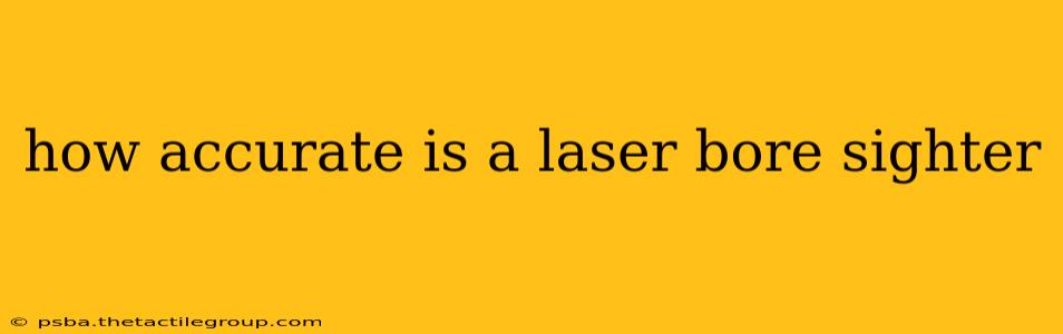 how accurate is a laser bore sighter