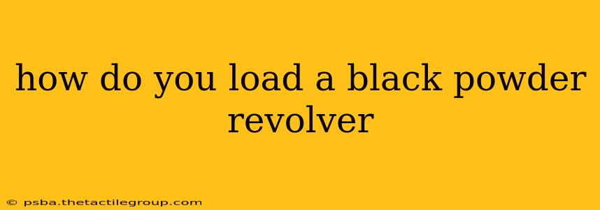 how do you load a black powder revolver