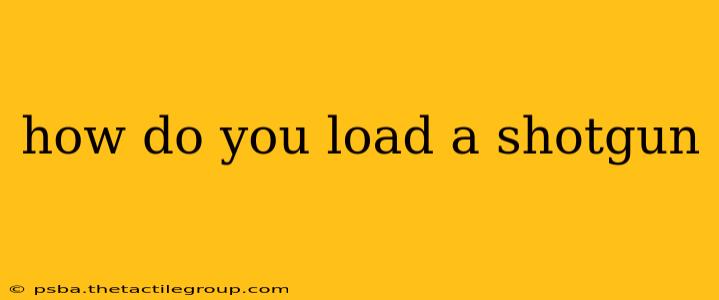 how do you load a shotgun