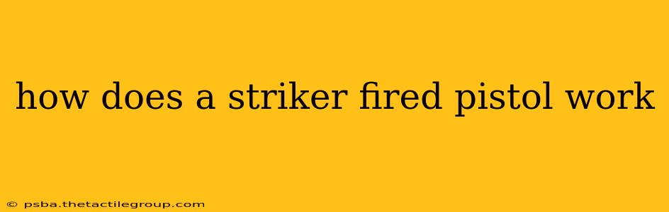 how does a striker fired pistol work