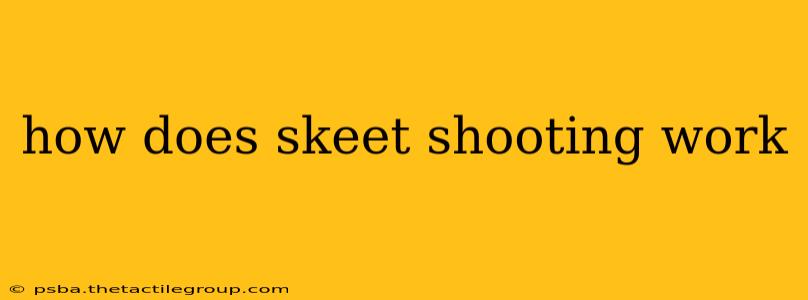 how does skeet shooting work