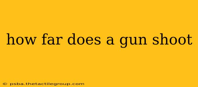 how far does a gun shoot