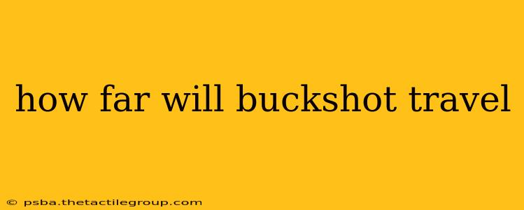 how far will buckshot travel