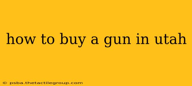 how to buy a gun in utah