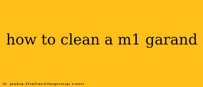 how to clean a m1 garand