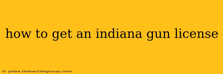 how to get an indiana gun license