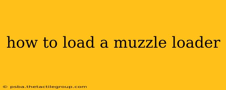 how to load a muzzle loader