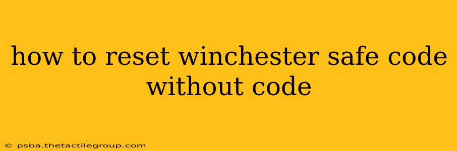 how to reset winchester safe code without code