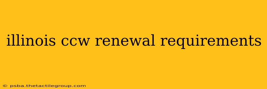 illinois ccw renewal requirements