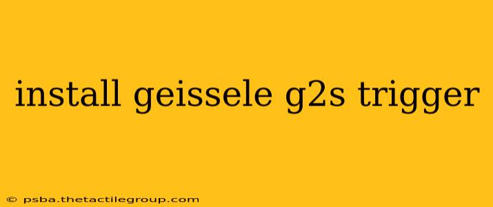 install geissele g2s trigger