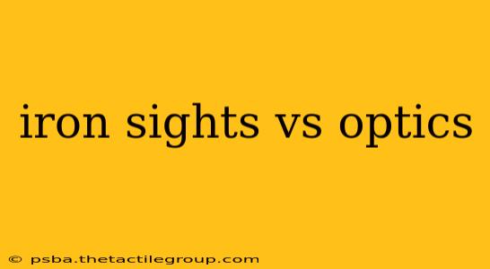 iron sights vs optics