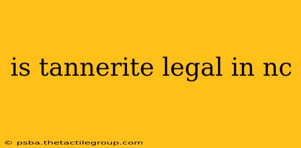 is tannerite legal in nc