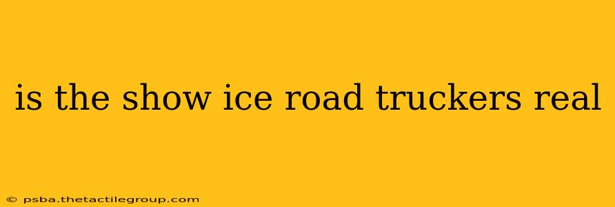 is the show ice road truckers real